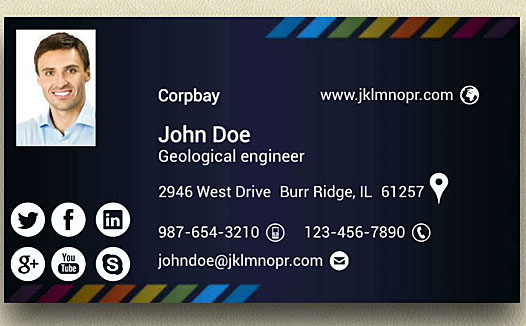 business cards with photo cheap
