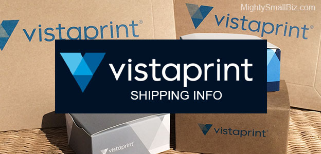 shipping info vistaprint