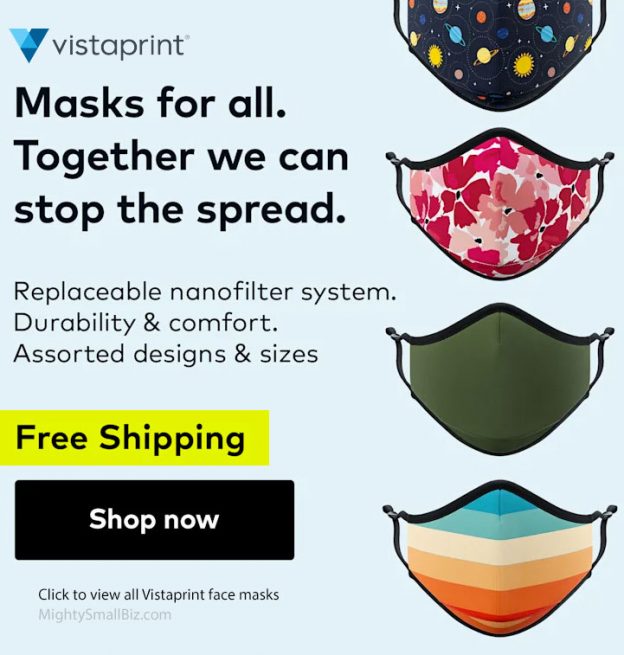 Vistaprint Face Masks Reviews, Cost + Coupon (Adult + Kids!)