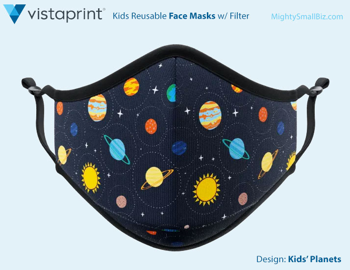 vistaprint face masks kids planet