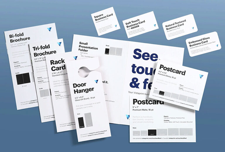 Vistaprint FREE Sample Kit Business Cards, Postcards, More!