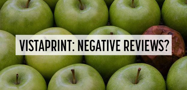 vistaprint negative reviews
