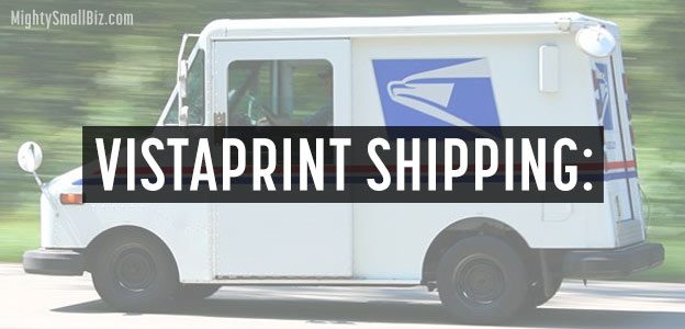 vistaprint shipping info