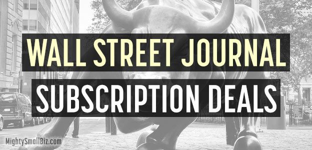 top wsj subscription deals